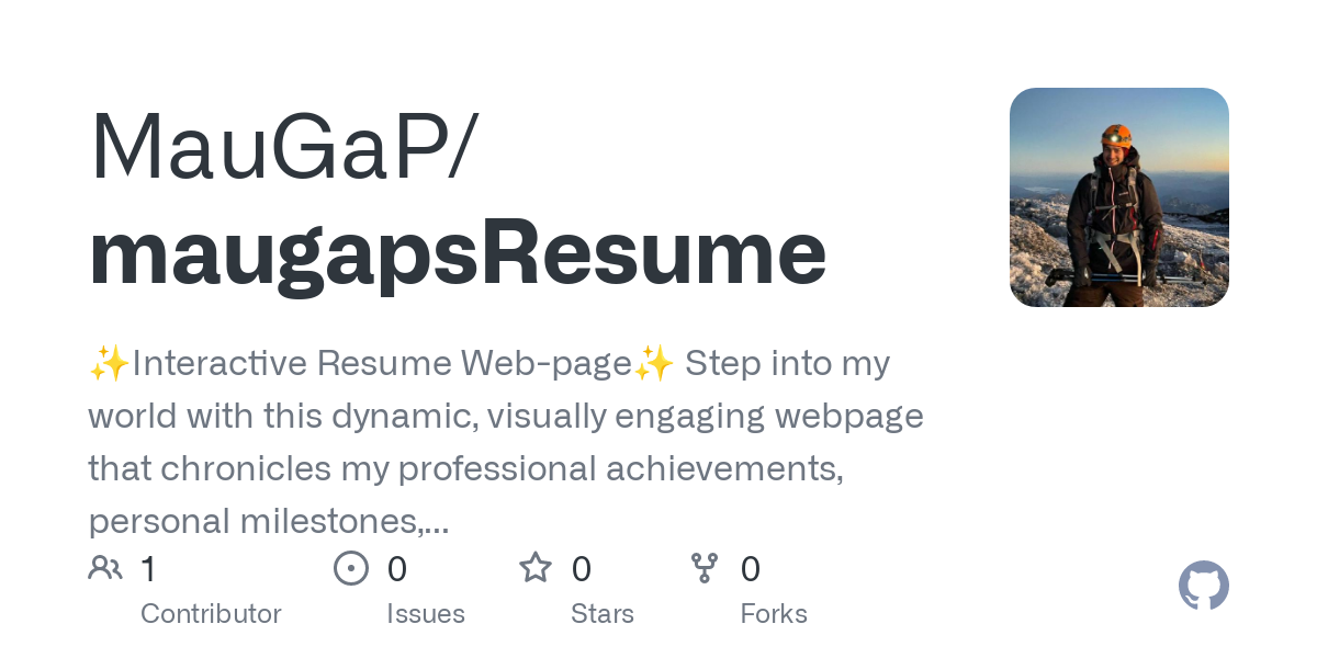 maugapsResume Open Graph Image